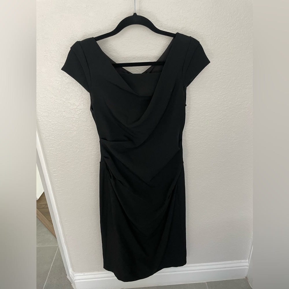 Adrianna Pappell dress with ruching size 4